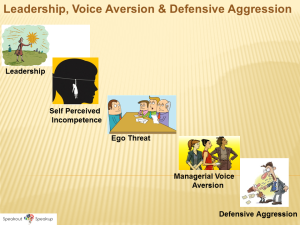 Voice Aversion in Leaders